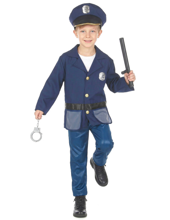 Déguisement avec accessoires policier enfant