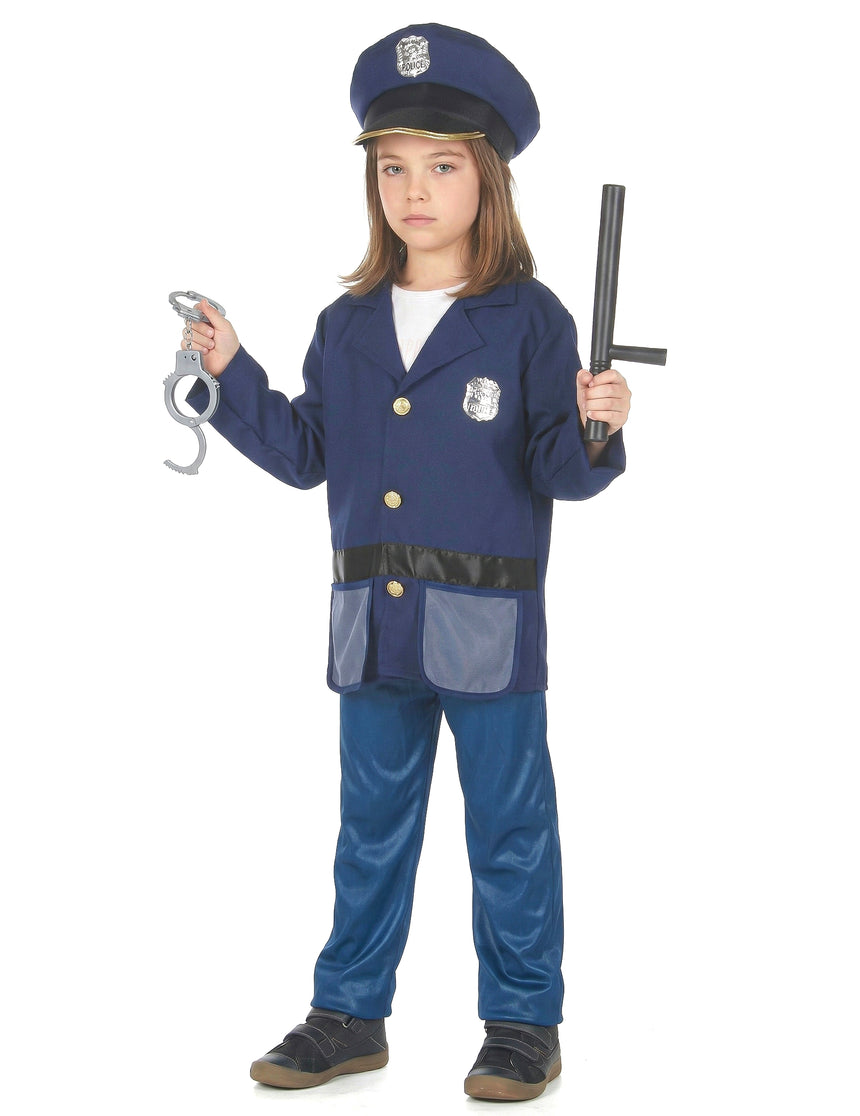 Déguisement avec accessoires policier enfant