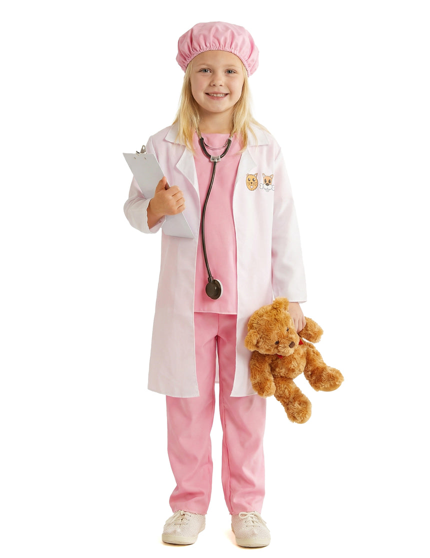 Déguisement vétérinaire rose fille