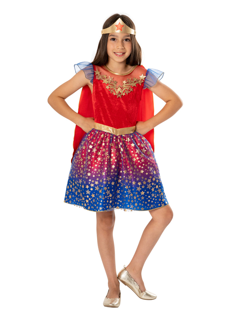 Déguisement Wonder Woman luxe enfant