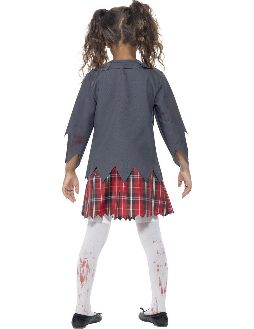 Déguisement zombie écolière fille Halloween