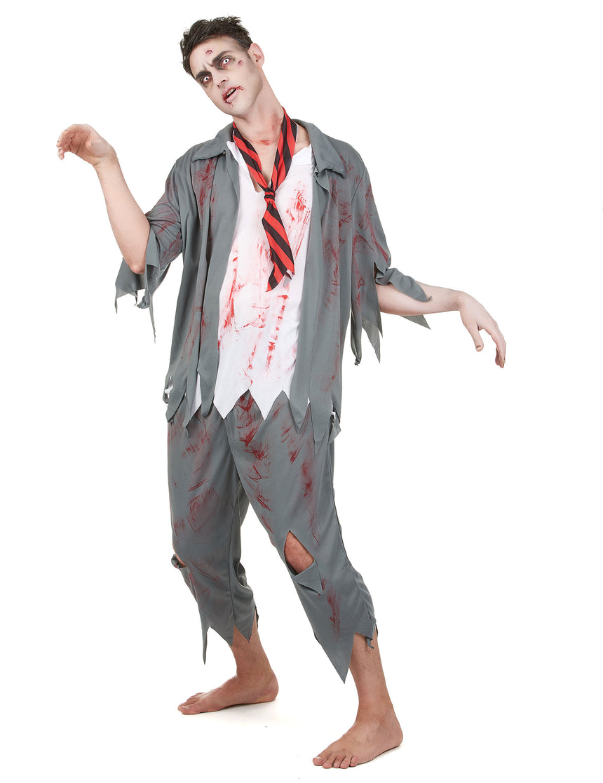 Déguisement etudiant zombie homme
