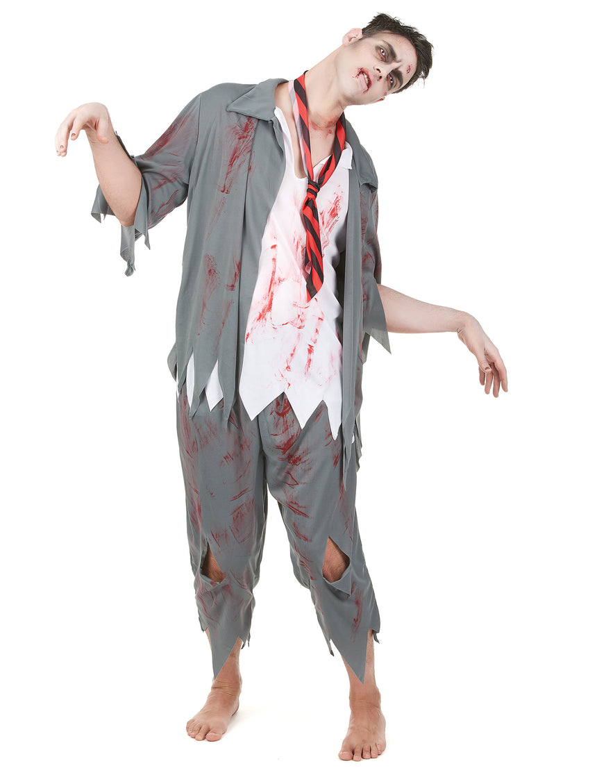 Déguisement etudiant zombie homme