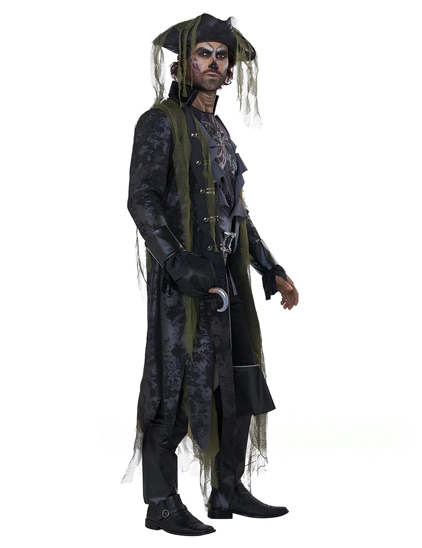 Déguisement zombie pirate luxe adulte