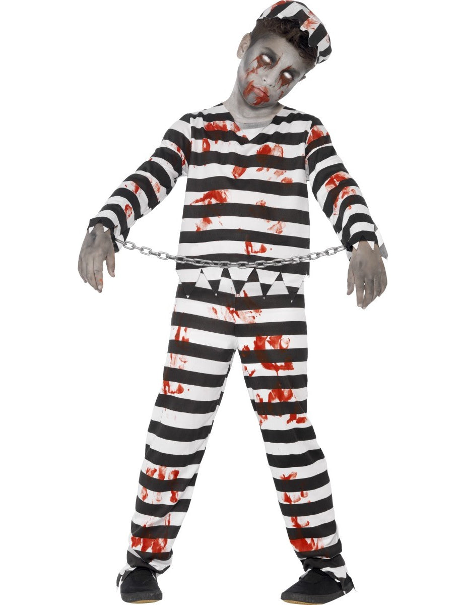 Déguisement zombie prisonnier garçon Halloween