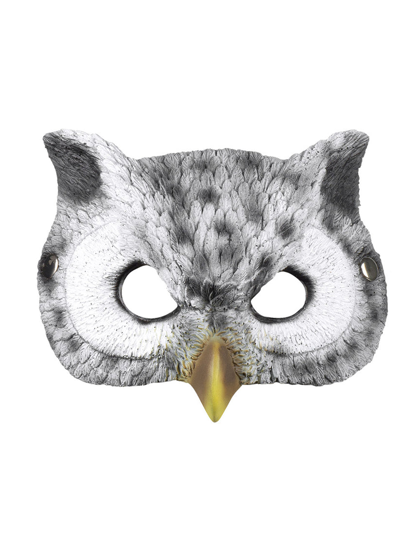 Demi masque chouette adulte