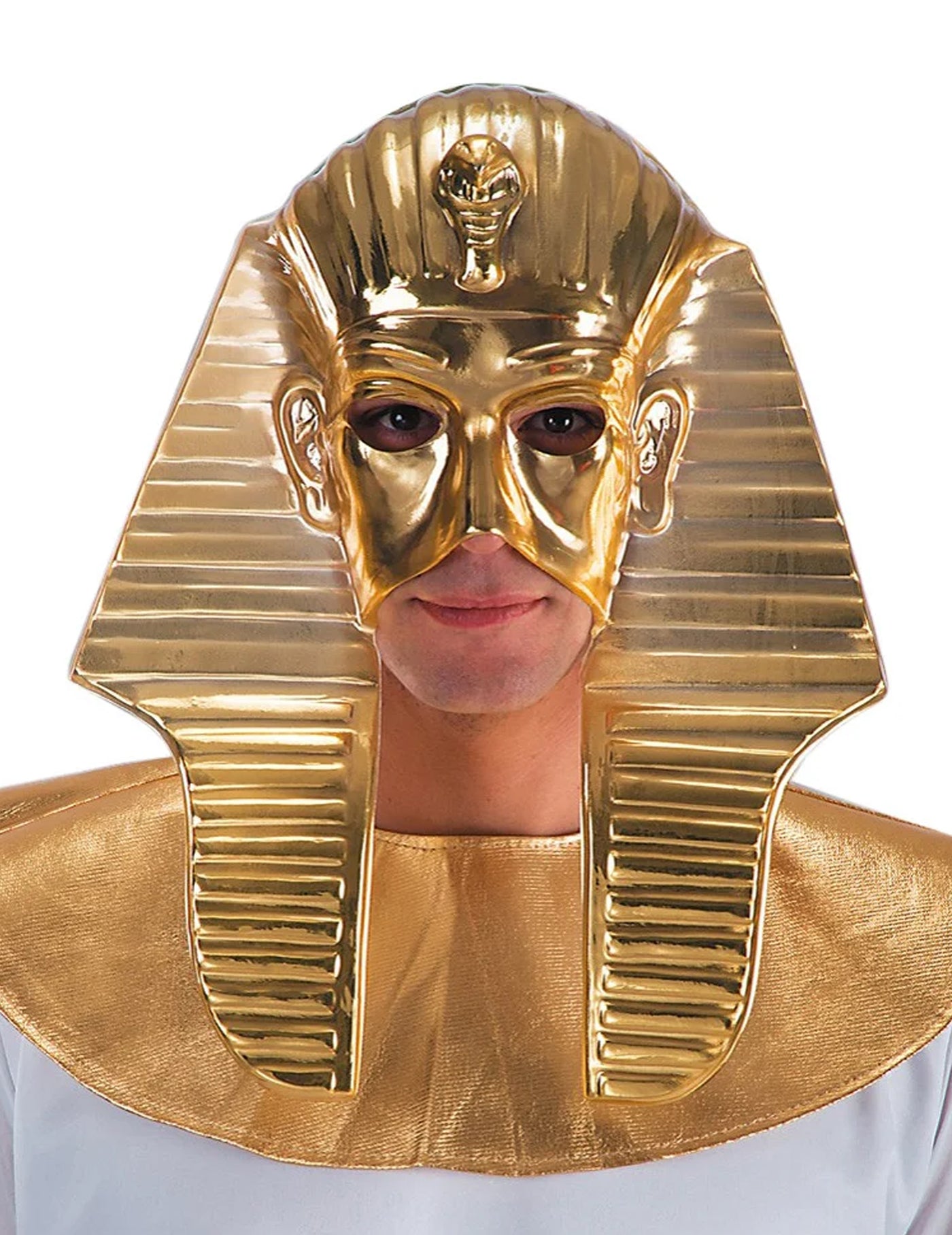 Demi masque doré pharaon homme