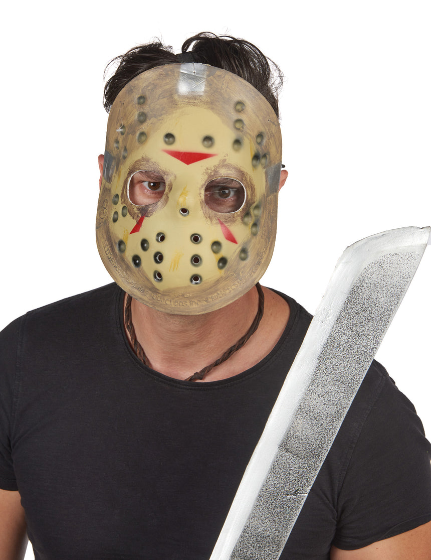 Demi-masque Jason Vendredi 13 adulte