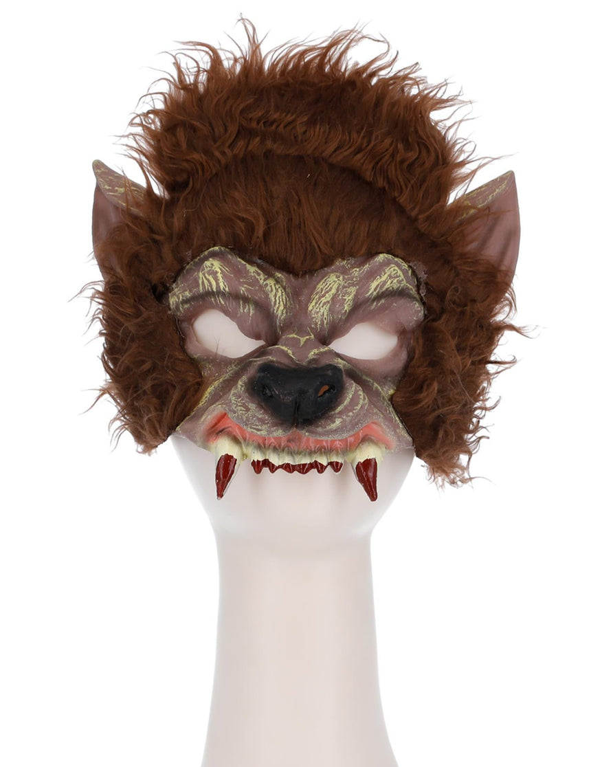 Demi masque loup garou adulte