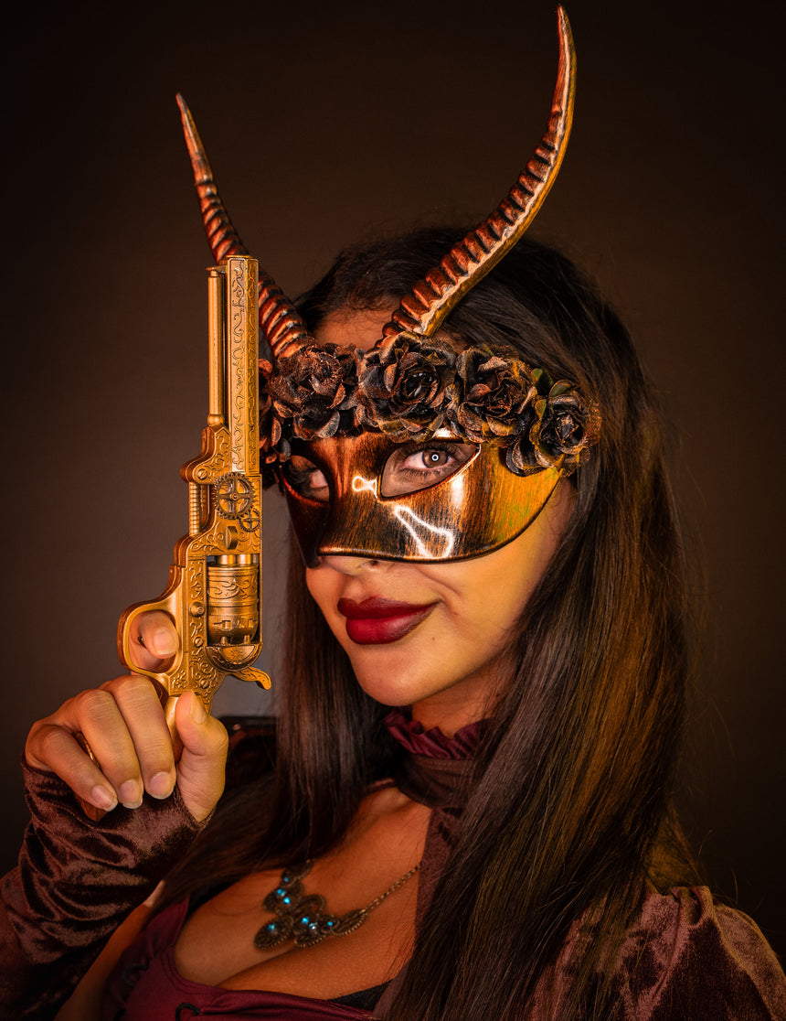 Demi masque sexy Steampunk adulte