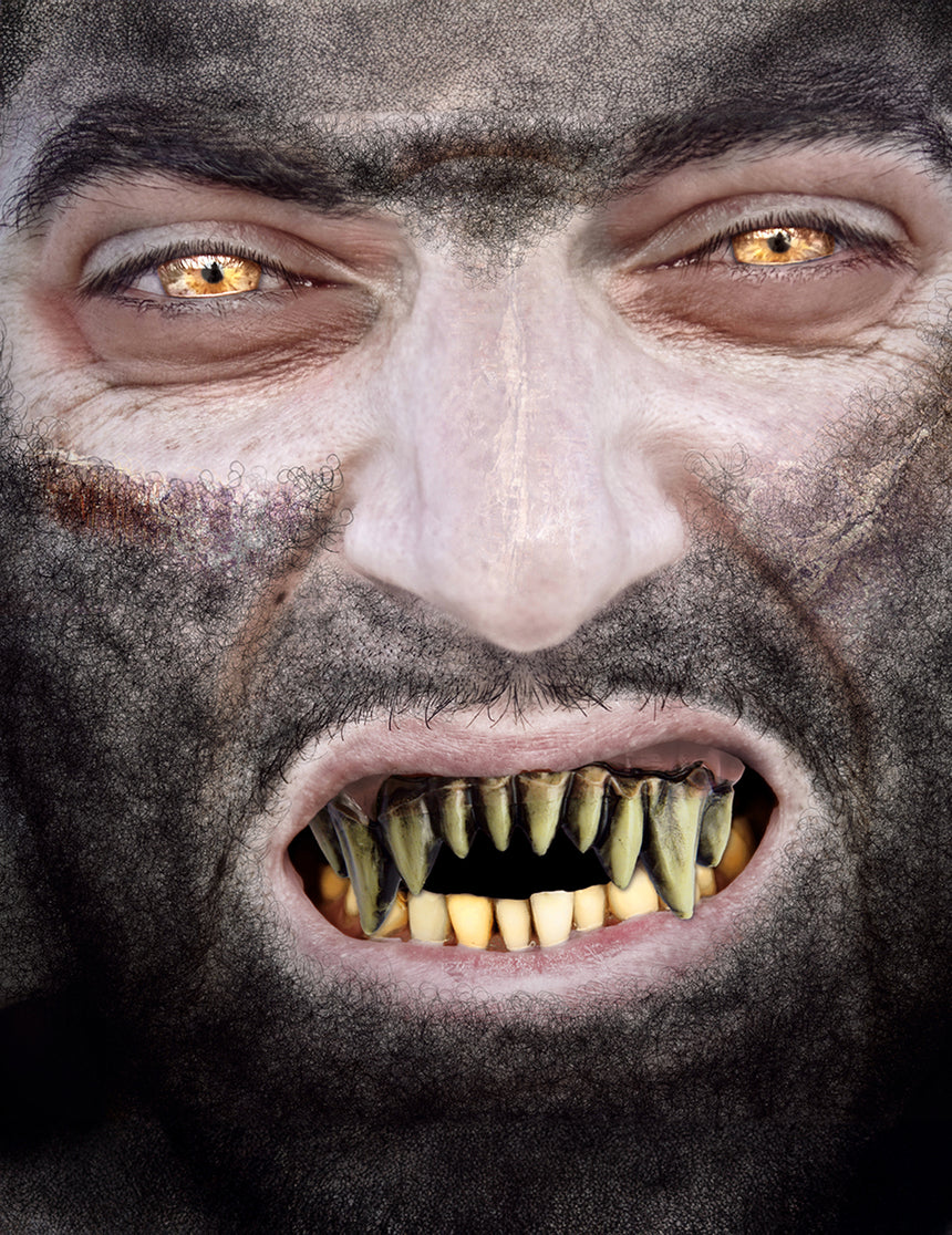 Dentier clown de l'horreur adulte