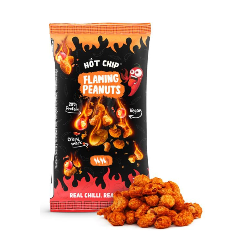 Hot Chip Peanuts Flaming