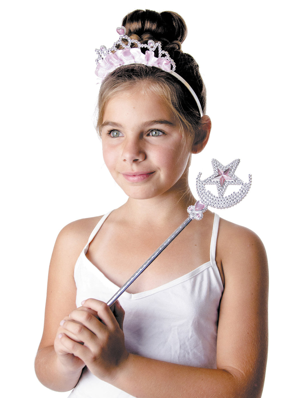 Diadème et baguette princesse étoilée fille