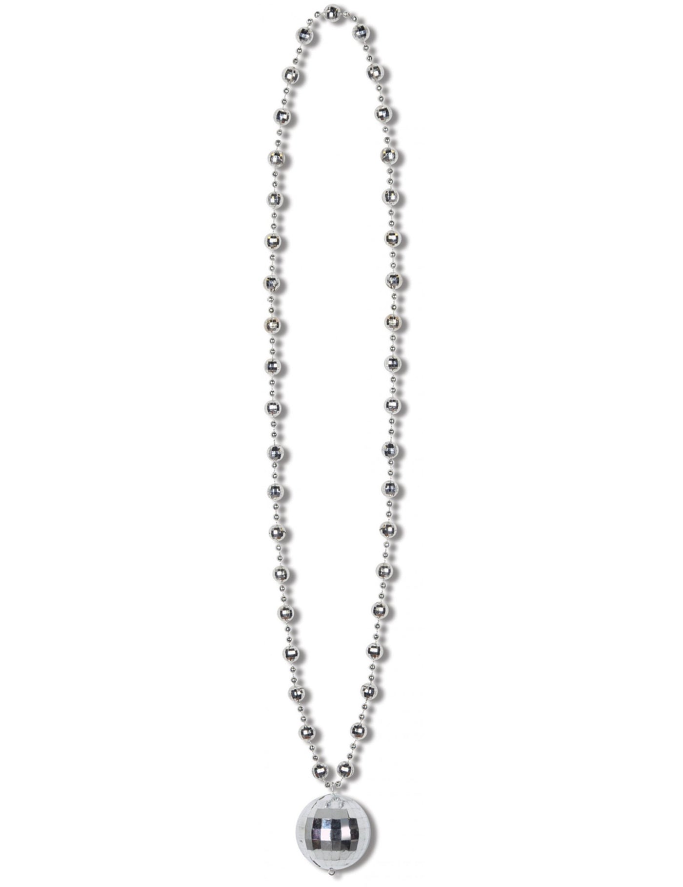 Collier argent boule Disco