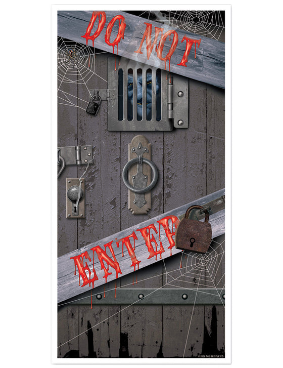 Décoration pour porte Do Not Enter 76x152cm halloween