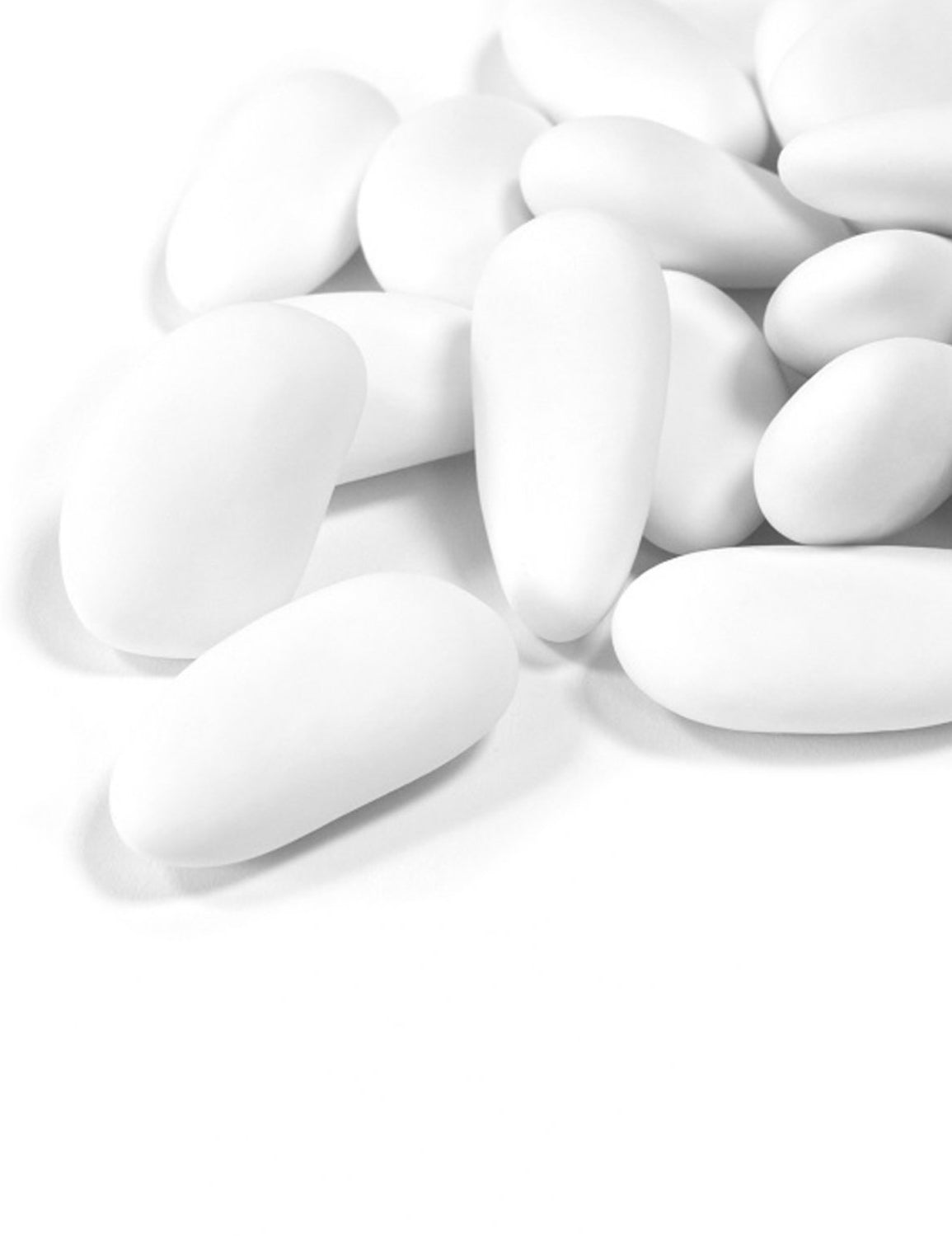 Dragées amandes couleur blanc 500 gr pour communion
