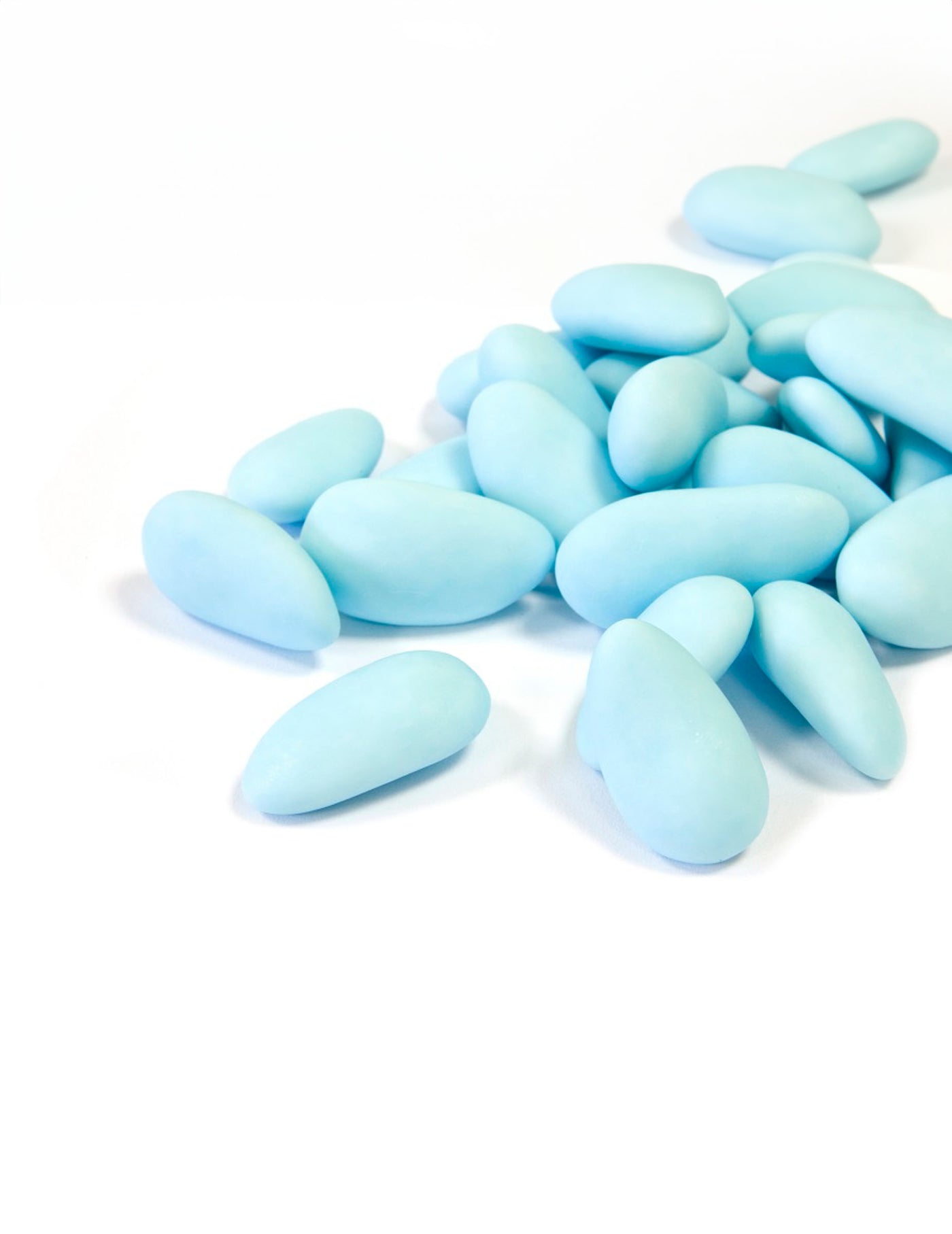 Dragées amandes couleur bleue 500 gr pour communion