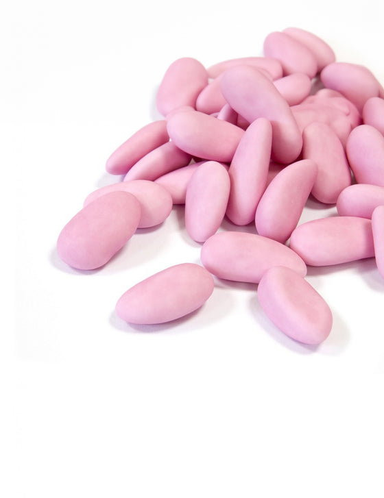 Dragées amandes couleur rose 500 gr pour communion