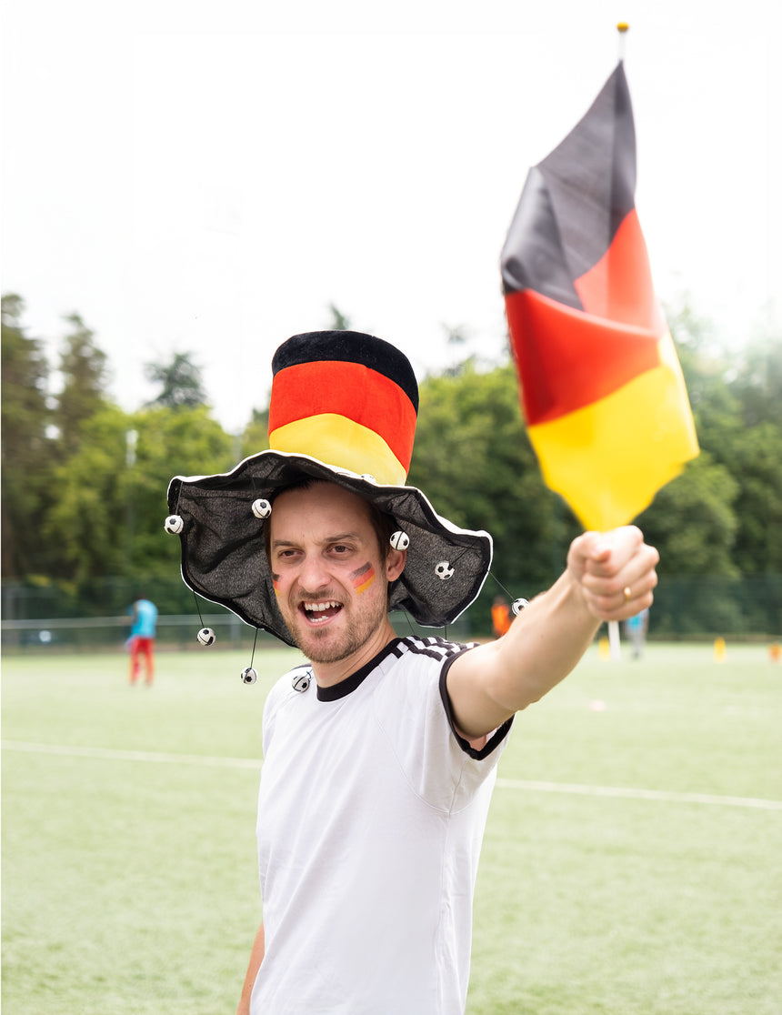 Drapeau Allemagne 30 cm x 45 cm avec tige