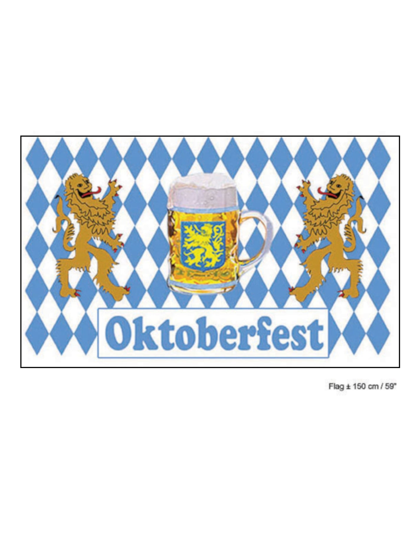 Drapeau fête de la bière 40 x 60 cm