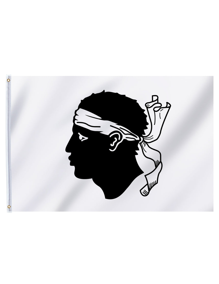 Drapeau supporter Corse 150 x 90 cm