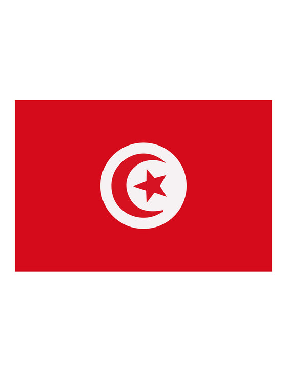 Drapeau supporter Tunisie 90 X 150 cm