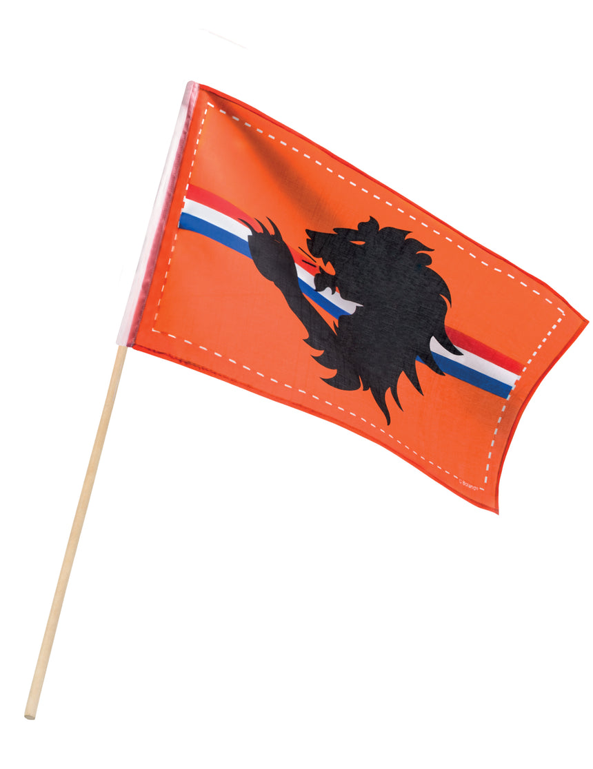 Drapeau supporter Pays-Bas orange 30 X 45 cm