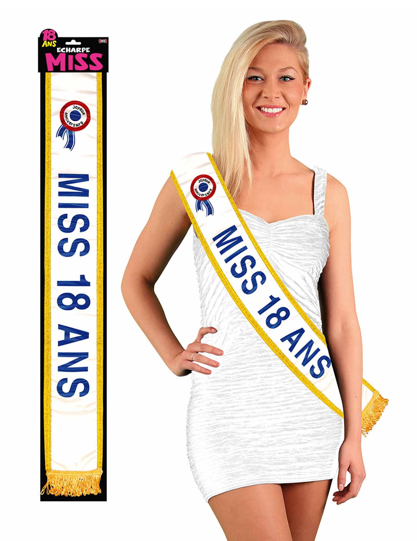 Echarpe Miss 18 ans 184 cm