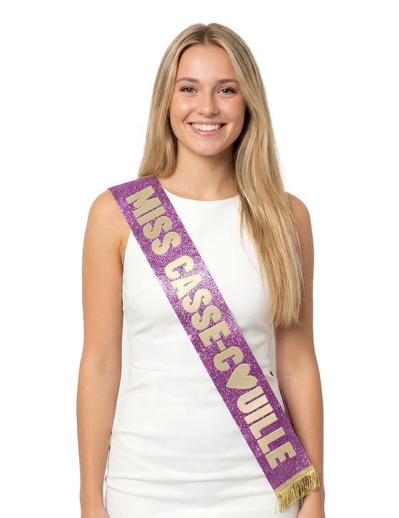 Echarpe Miss Casse-couille à paillettes