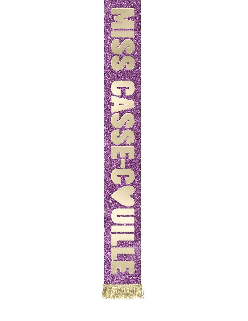 Echarpe Miss Casse-couille à paillettes