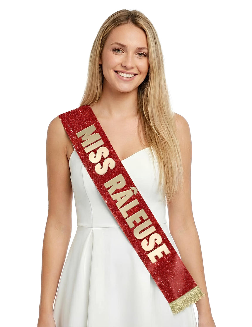 Echarpe Miss Râleuse à paillettes