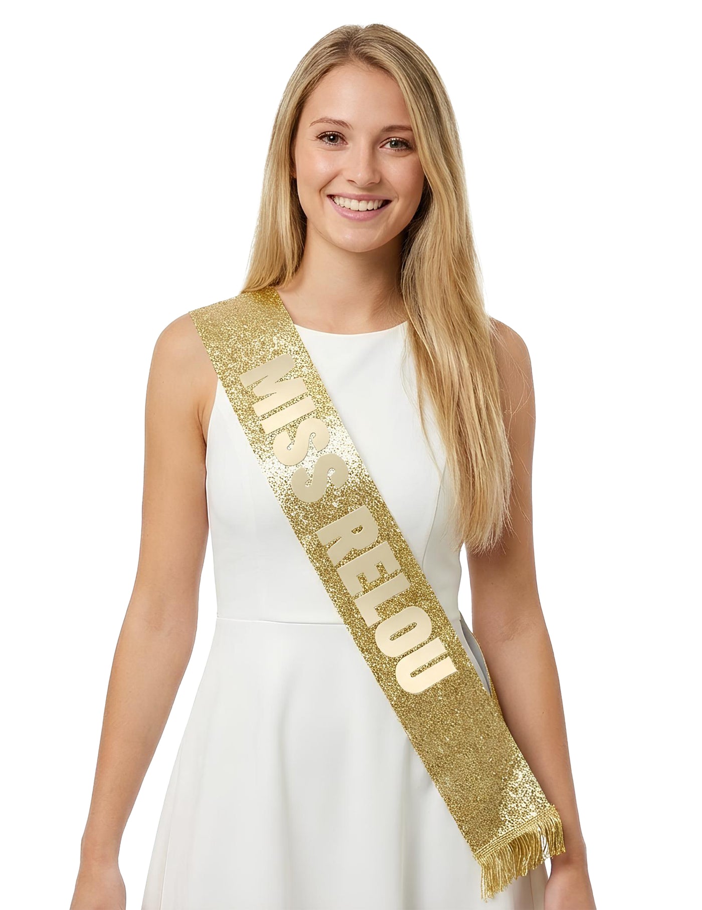Echarpe Miss Relou à paillettes