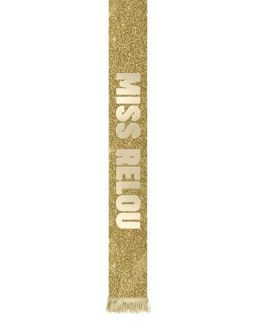 Echarpe Miss Relou à paillettes