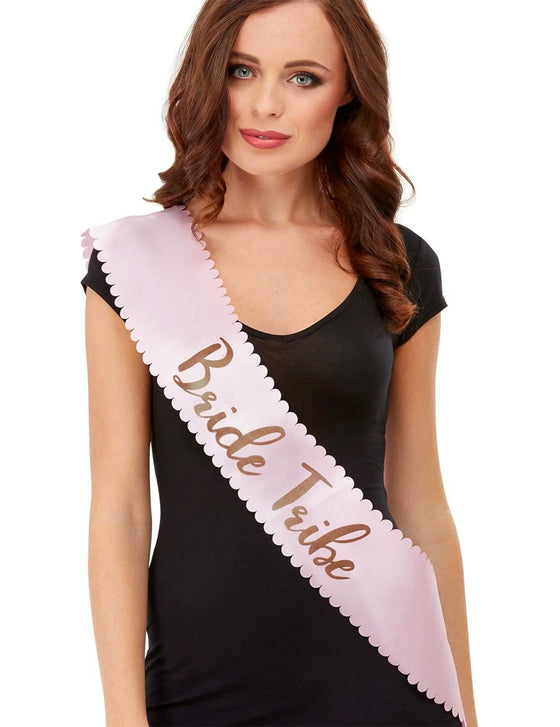 Écharpe rose Bride Tribe EVJF adulte