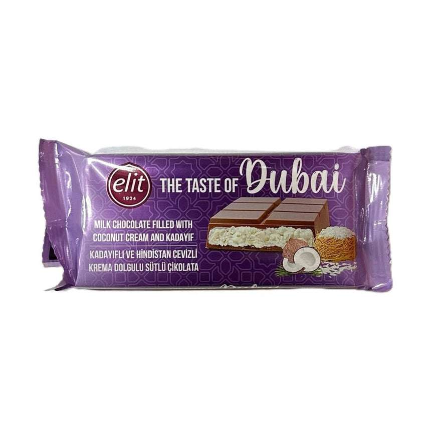 Elit Dubai Milk Chocolate Coconut Cream & Kadayif