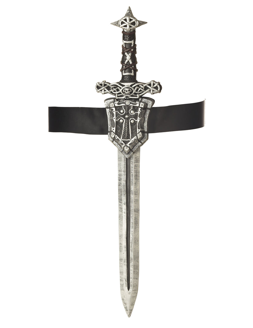 Epée de Chevalier en plastique et ceinture