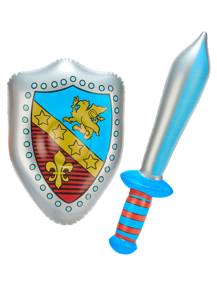 Epée et bouclier gonflables
