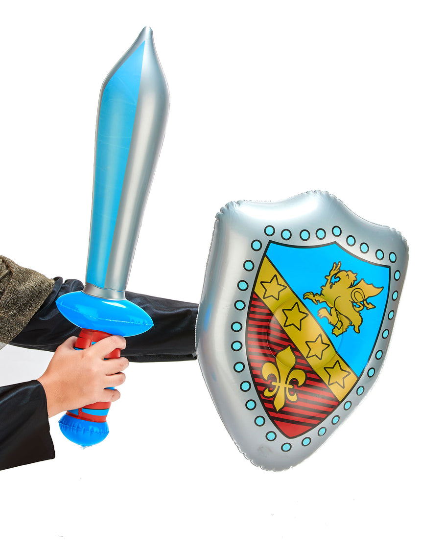 Epée et bouclier gonflables