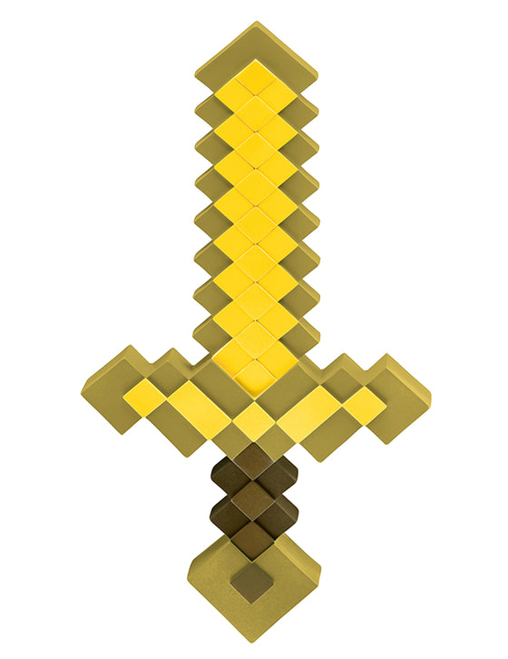 Epée Minecraf jaune doré enfant
