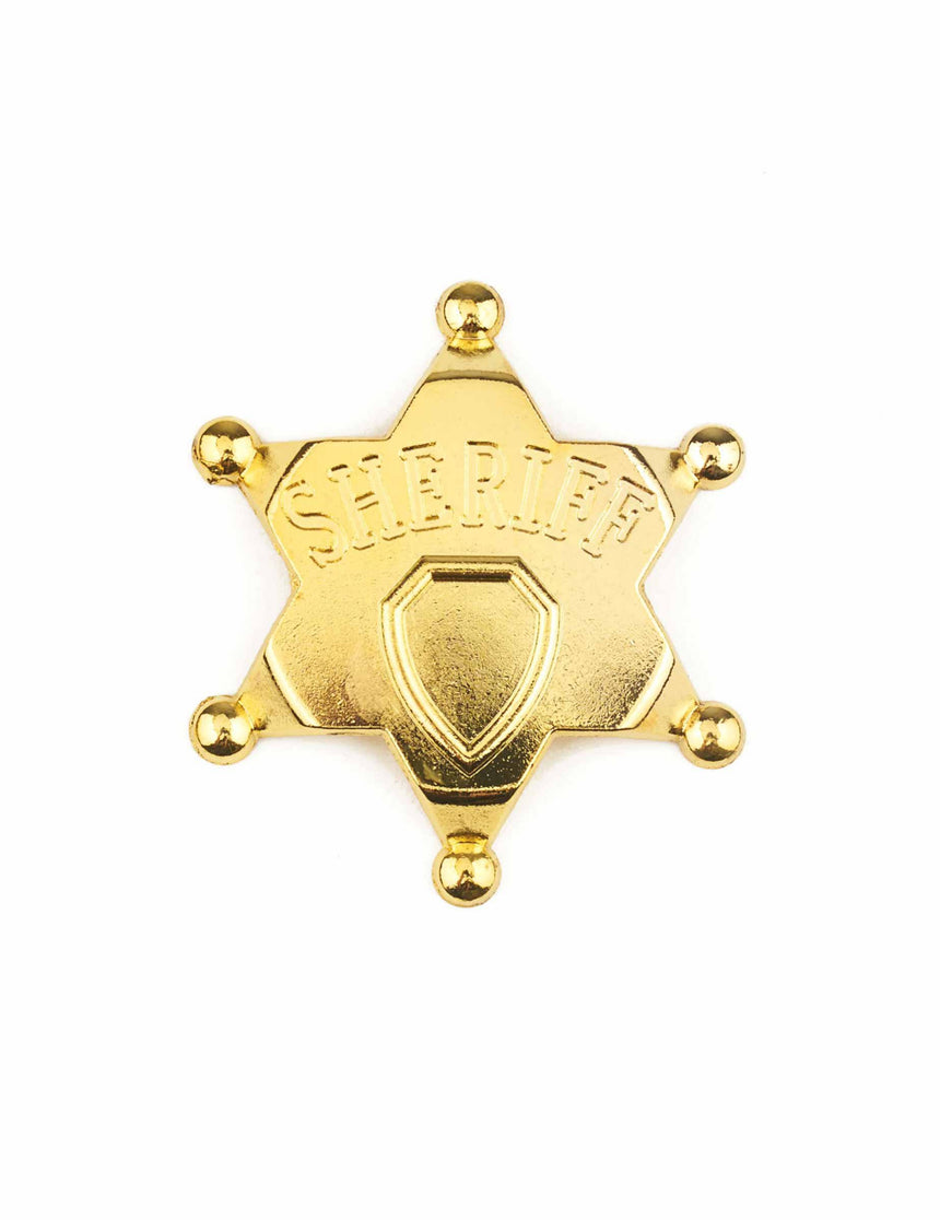 Etoile shériff or adulte