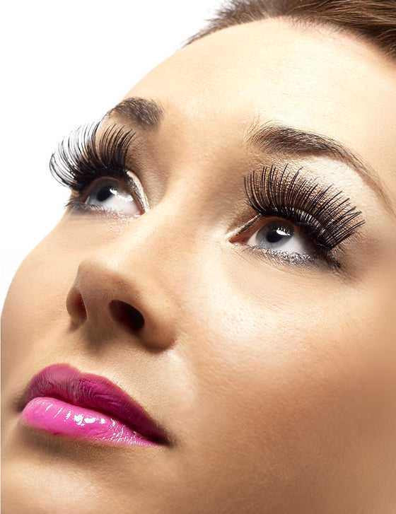 Faux cils courts noirs adulte