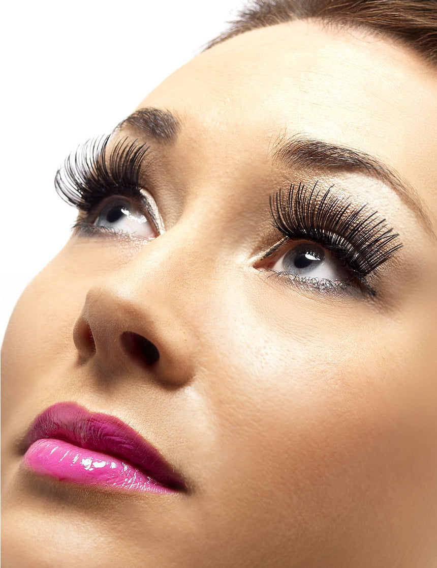 Faux cils courts noirs adulte