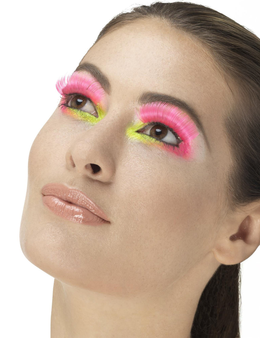 Faux cils longs roses adulte