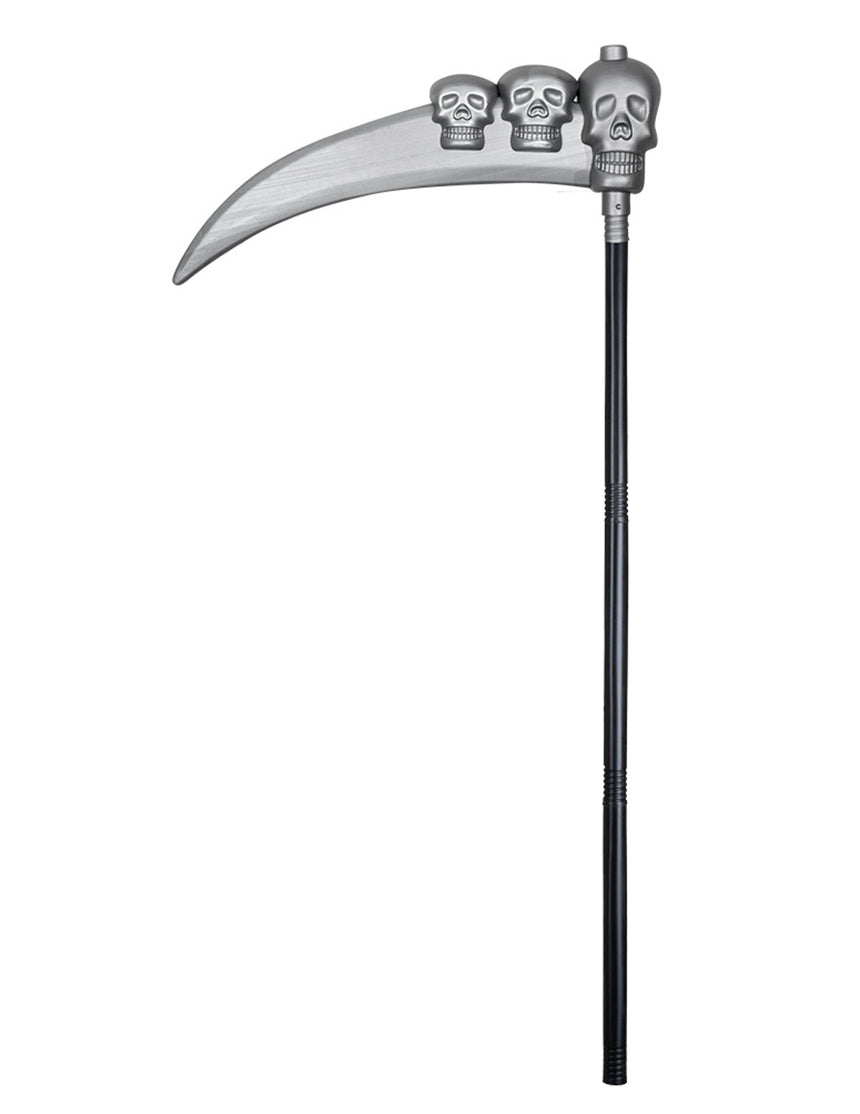 Faux en plastique crâne 103 cm