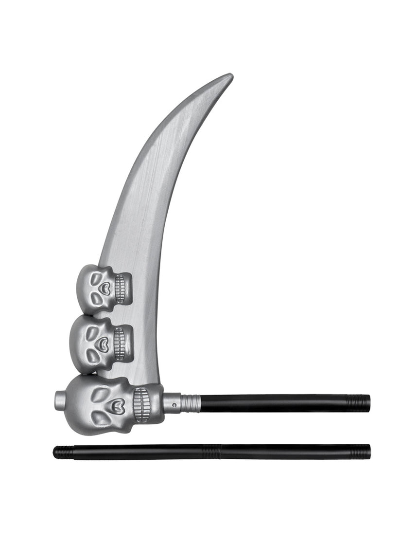 Faux en plastique crâne 103 cm
