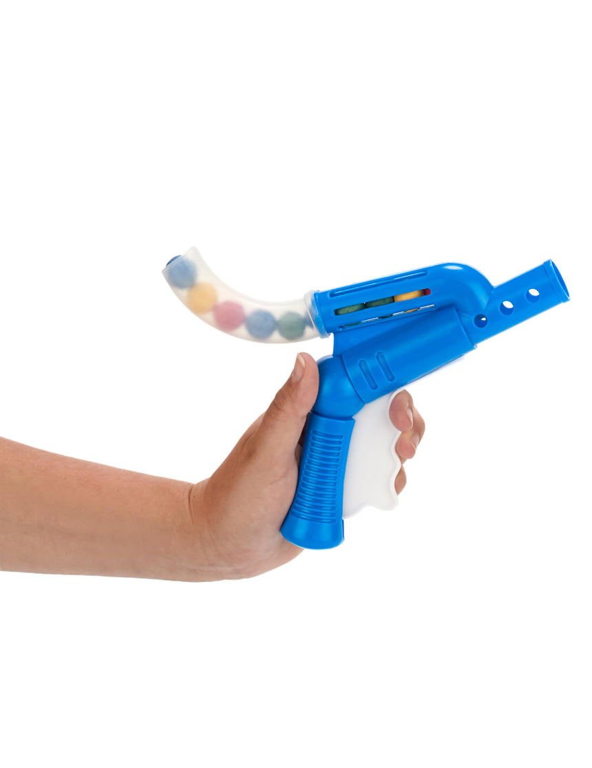 Faux pistolet avec 30 boules sarbacanes