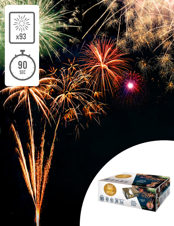 Feu d'artifice Soirée Glam's® 93 tirs 90 sec