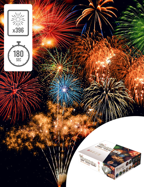 Feu d'artifice Soirée VIP® 396 tirs 180 sec