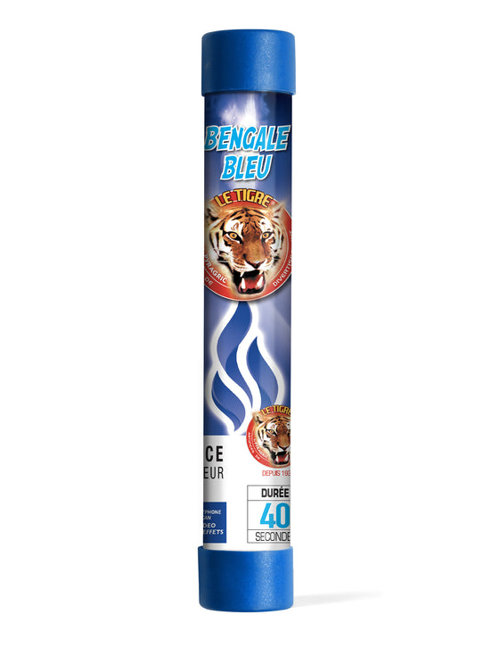 Feu de Bengale bleu 40 secondes