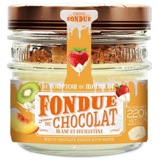 Fondue de Chocolat Blanc et Feuilletine - 220g